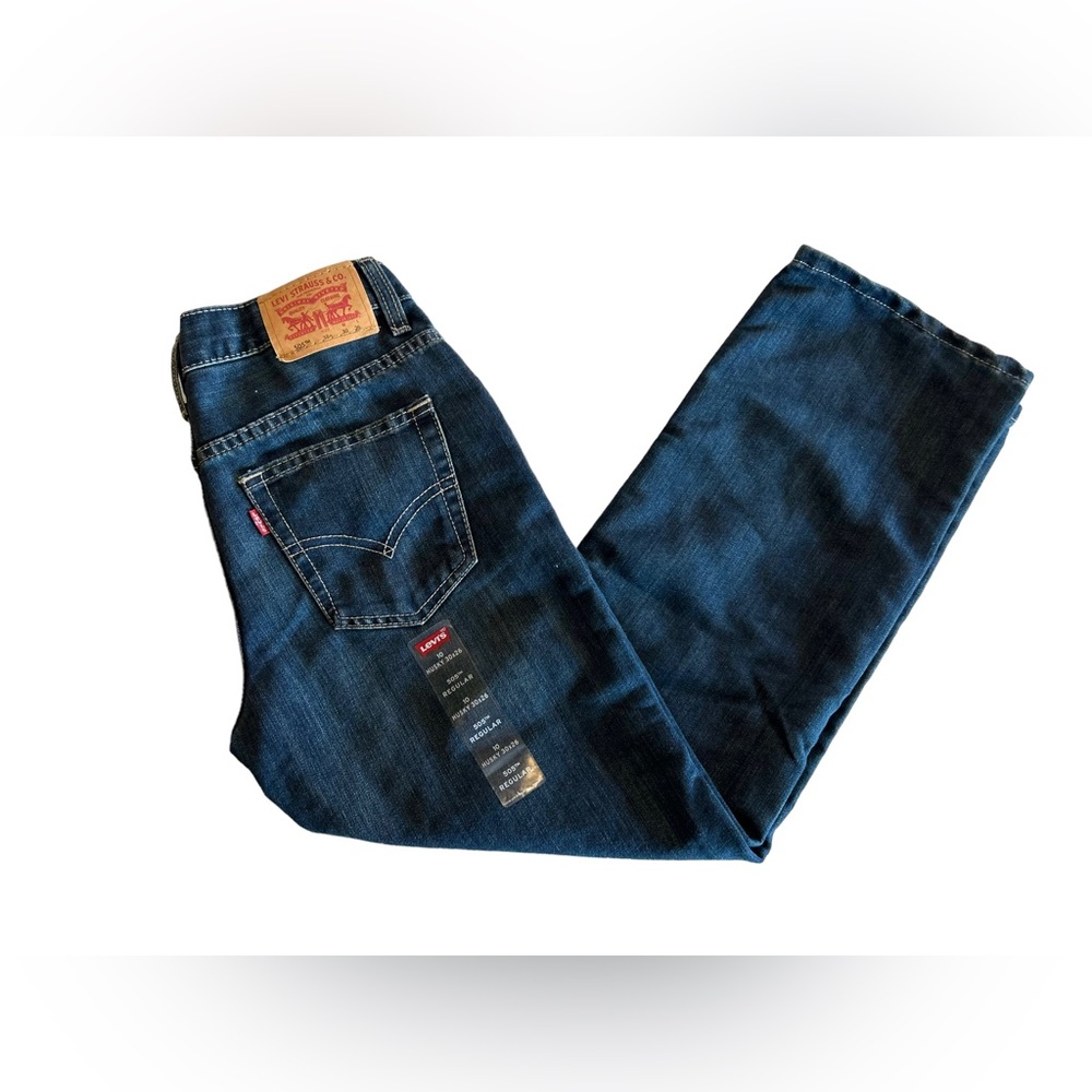 Levi’s 505 regular boys husky 10 size 30 x 26 NWOT— has the size sticker on